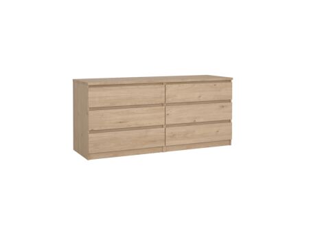 Ladekast Naia 154x50x71cm - melamine - jackson hickory