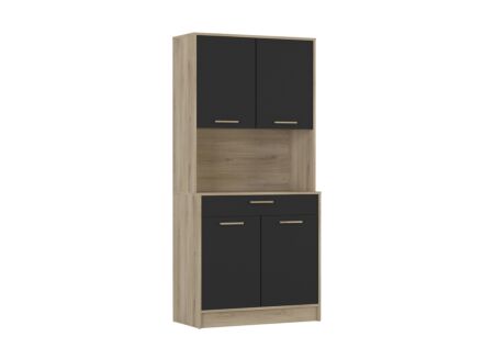 Buffetkast Dolce 84cm - melamine - beige/bruin