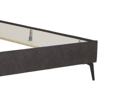 Lit Skagen 180x200cm - tissu - python anthracite
