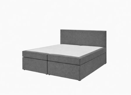 Boxspring BX890  160x200cm - stof - middengrijs