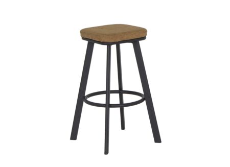 Barkruk Anthony  ZH70cm - lederlook - cognac