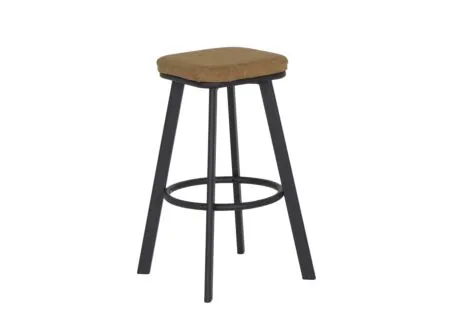 Barkruk Anthony  ZH70cm - lederlook - cognac