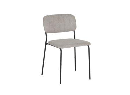 Stoel Epoca 46x54,5x85cm - stof - beige
