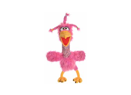 Handpop Barones Schnäppchen von Schmuggel H72cm - polyester - roze