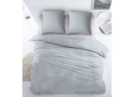 Dekbedovertrek 270 x 220 cm - flanel - iris blue
