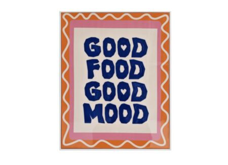 Print op canvas Good Food 40x50cm - resin coating