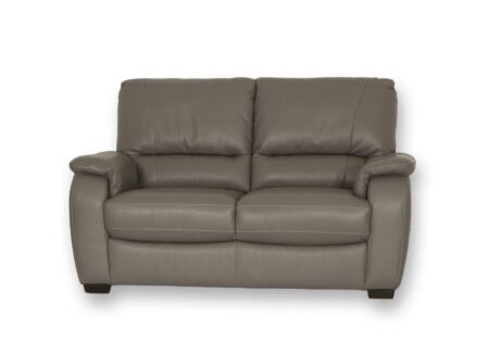 Zetel Barbiero 2-zit - leder - grijs