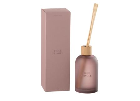 Geurstokjes Figue Frivole 250ml - glas - roze