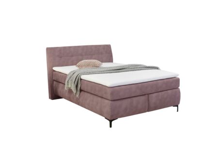 Boxspring Gitta 140x200cm stof roze