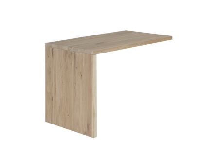 Aanbouwtafel Yoda 100x65x76cm - eik massief - naturel