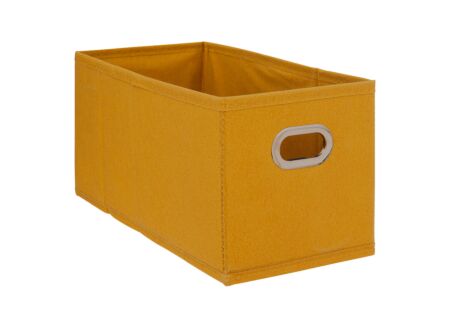 Opbergbox 31x15x15cm mosterd