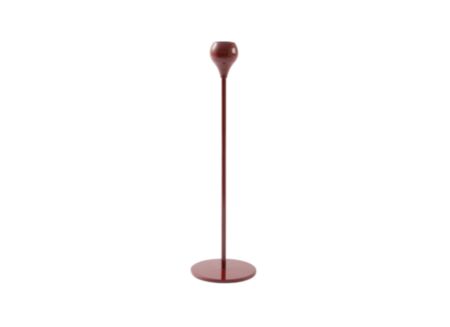 Kaarsenhouder Samui H30cm - metaal - burgundy