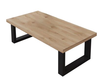 Salontafel Valencia 130x65x41cm melamine lichte eik