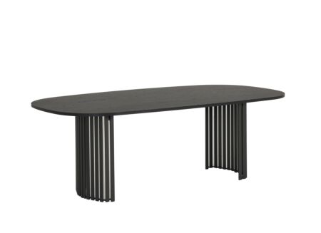 Tafel Canvas 220x120cm - decor - zwarte eik