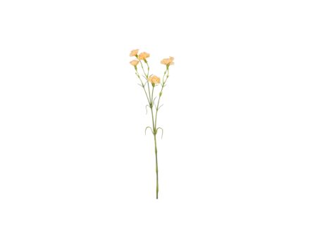 Kunstbloem Anjer H66cm - kunststof - peach