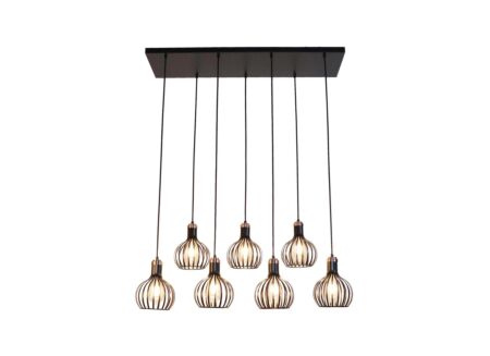 Hanglamp 90cm 7x60W E27