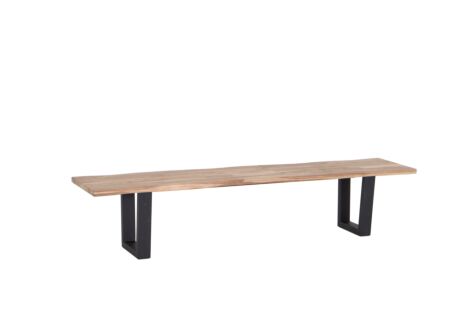 Zitbank Scarface 220cm - sheesham massief - naturel