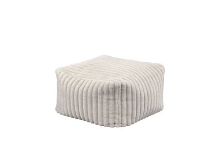 Zitzak Nooki 50x50cm - polyestervezel - lichtgrijs