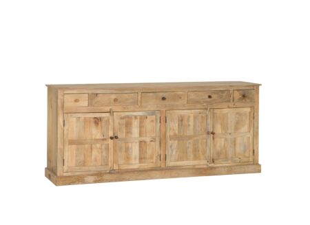 Dressoir Capriccio 237x40cm  - mango massief - naturel