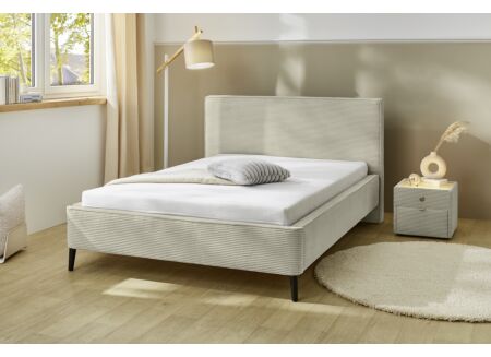 Bed Lisa 180x200cm stof greige
