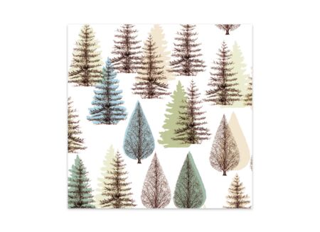 Abeti  33x33cm - papier - multicolor 20 stuks