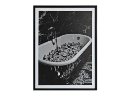 Print op canvas Bathtub 45x60cm