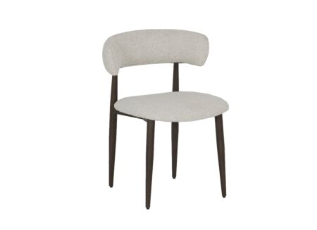 Stoel Iago 55x57,5x79cm - stof - beige