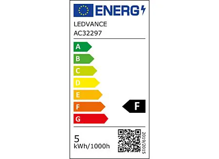 Energielabel - LED-lamp Retrofit 5W E27 mat