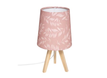 Tafellamp roze E14 H23,5cm