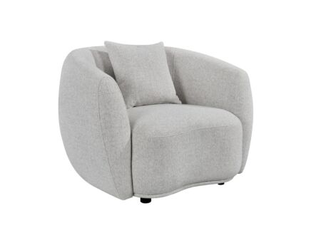 Zetel Aegea 1-zit - polyestervezel- lichtgrijs