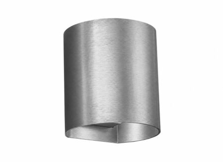 Wandlamp geborsteld staal 40W G9