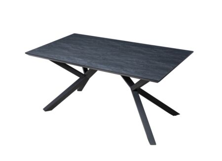 Tafel Rhine 160/220x90cm - melamine - zwart