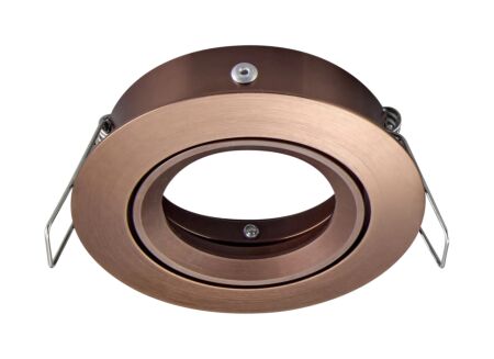 Inbouwspot GU10 Ø8cm - aluminium - brons