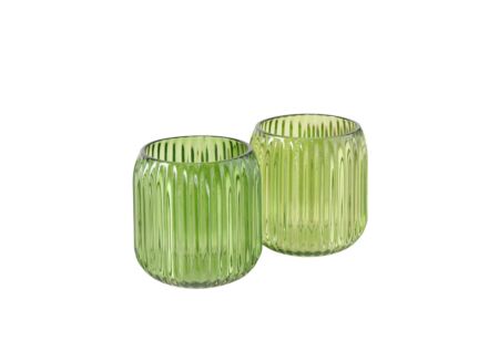 Windlicht Remsa H8,5cm - glas - groen
