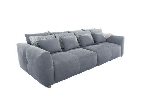 Zetel Gulliver 4-zit - stof - lichtblauw