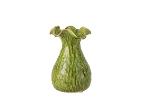Vaas Ronny H33,5cm - stoneware - groen