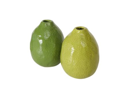 Vaas Limoen H12cm - keramiek - groen