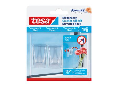 Zelfklevende haak tesa 1kg, 2 stuks