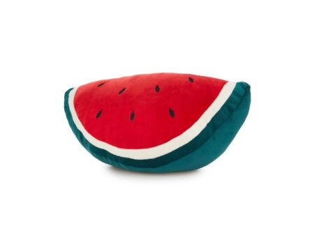 Kussen Fluffy Watermelon 40x20cm - polyester - rood