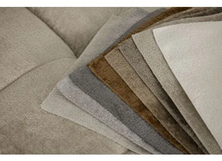 Hoeksalon Alps 322x158cm - stof - beige