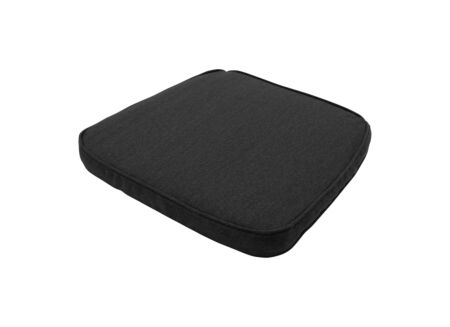 Zitkussen Wicker Universal 48x48cm - gerecycleerd polyester & katoen - zwart