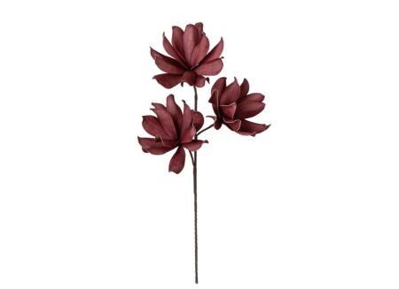 Kunstbloem Eva Marsala H95cm - kunststof - rood