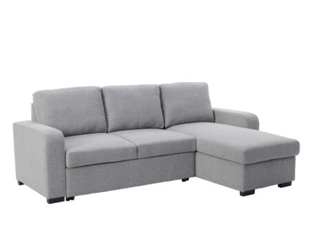 Zetelbed Zenith 2 persoons - stof - grijs