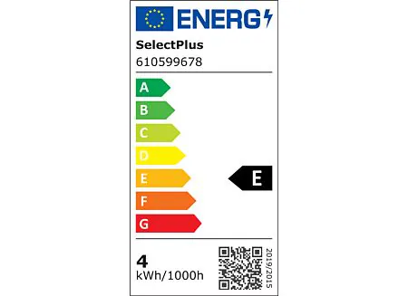 Label énergétique - Ampoule LED 4W GU10 2 pièces