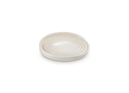 Lepelhouder Ovaal 15x11cm - stoneware - meringue