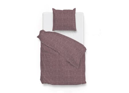 Housse de couette 140x220cm - coton - rouge Housse de couette 140x220cm - coton - rouge