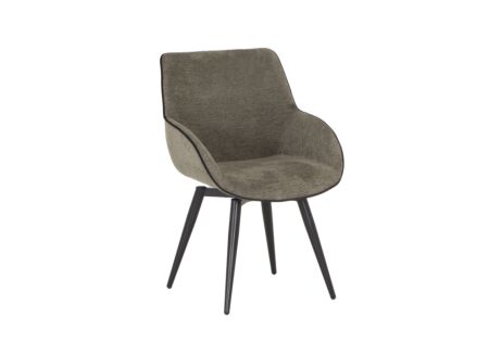 Kuipstoel Brentano 62,5x57x84cm - polyestervezel - groen
