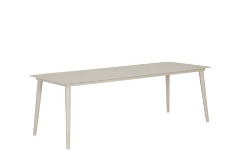 Tuintafel Montana 220x90cm - aluminium - greige