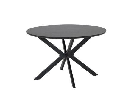 Ronde tafel Costa Ø120cm - melamine - zwart