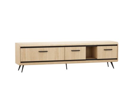 Tv-meubel Piazza 212cm - decor - brushed sand oak nature